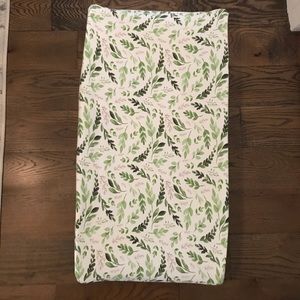 Green Foliage Changing Pad Cover